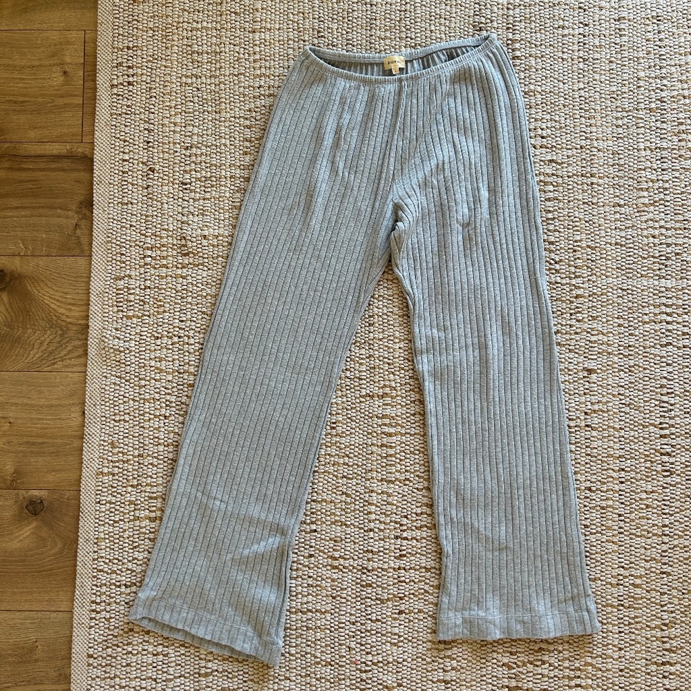Donni. Sweater Rib Simple Pant